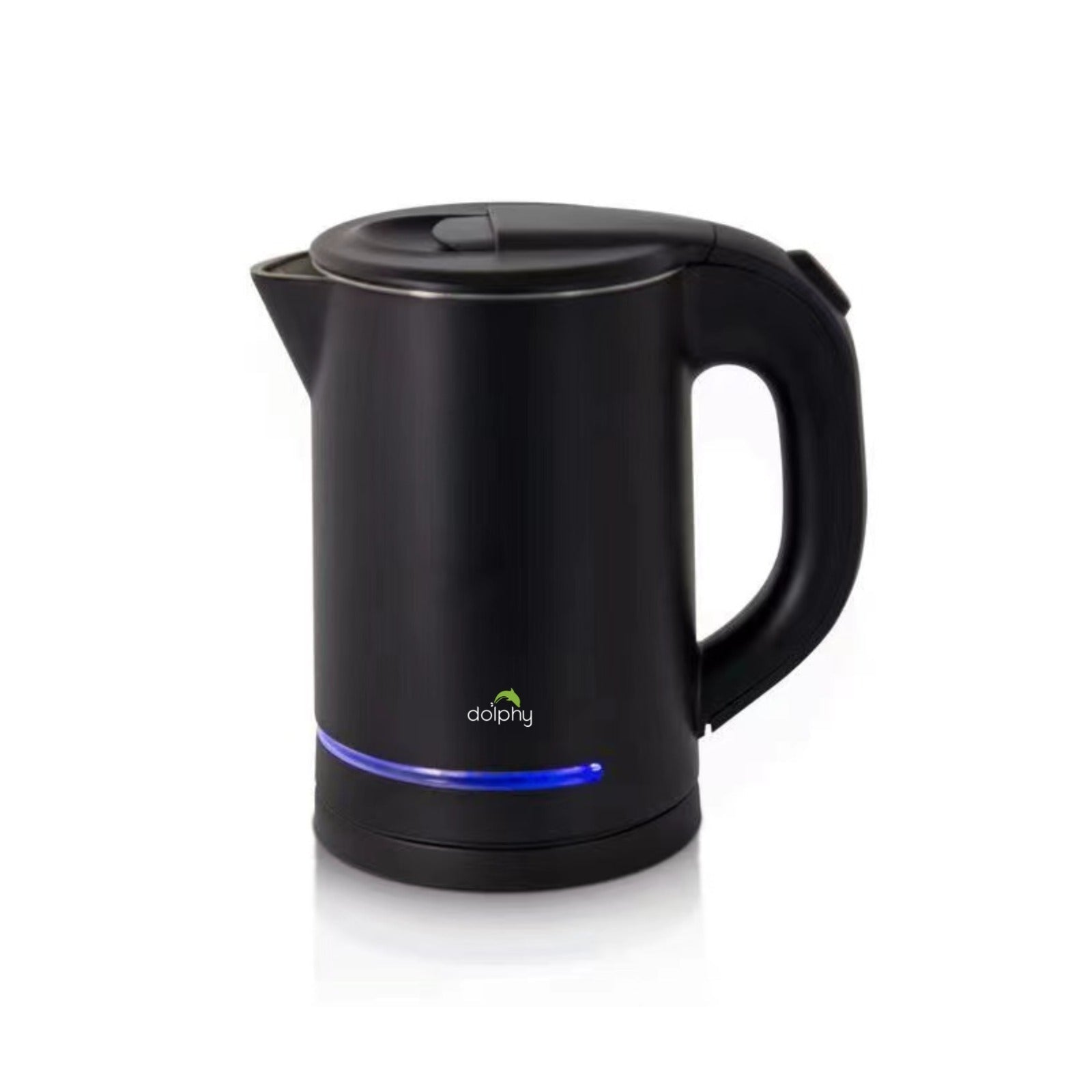0.8L Electric Kettle Matt Black With Light Design - Appliances > Kitchen Appliances > Kettles - Rivercity House & Home Co. (ABN 18 642 972 209) - Affordable Modern Furniture Australia