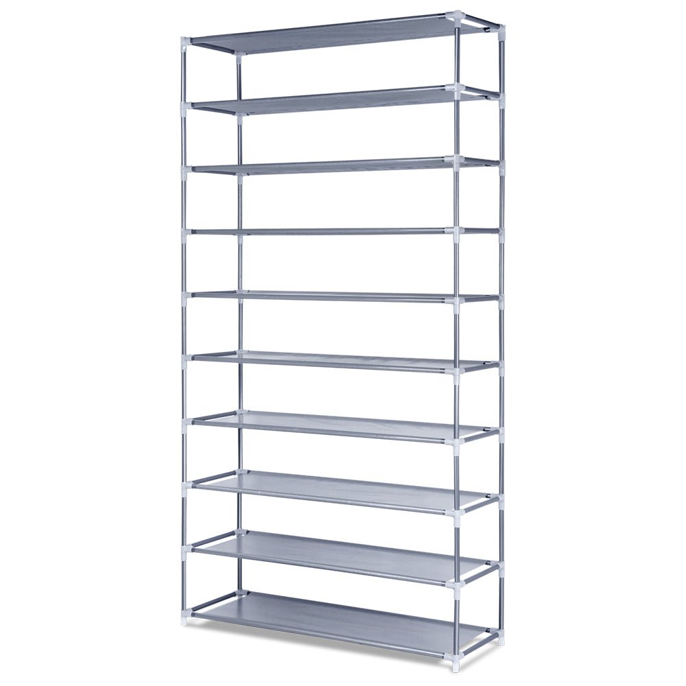 10 Tier Stackable Shoe Rack - Rivercity House & Home Co. (ABN 18 642 972 209) - Affordable Modern Furniture Australia