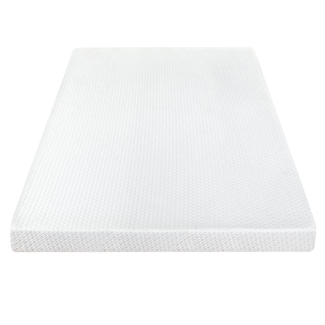10cm Dual - Layer Gel Bamboo Charcoal Memory Foam Mattress Topper - White - Rivercity House & Home Co. (ABN 18 642 972 209) - Affordable Modern Furniture Australia