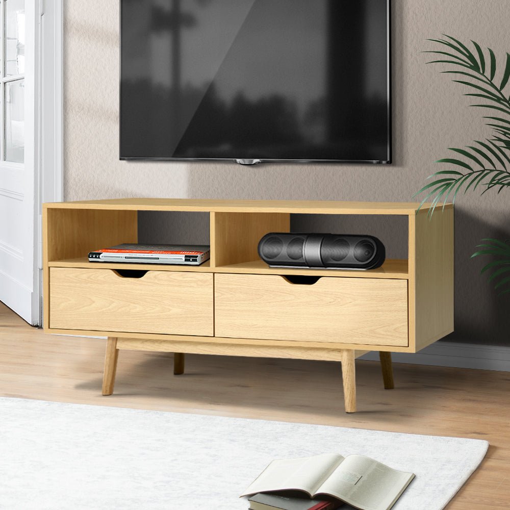 120CM Scandinavian TV Cabinet Entertainment Unit - Rivercity House & Home Co. (ABN 18 642 972 209) - Affordable Modern Furniture Australia