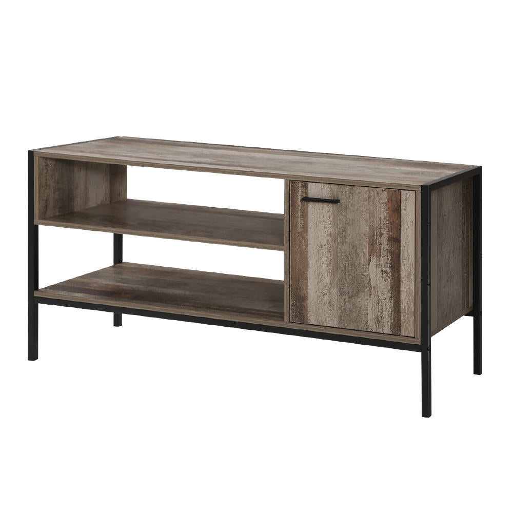 124CM Rustic Style TV Cabinet Entertainment Unit - Rivercity House & Home Co. (ABN 18 642 972 209) - Affordable Modern Furniture Australia