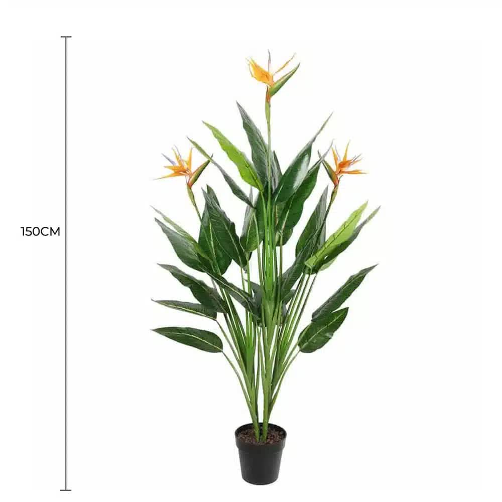 150cm Artificial Potted Bird of Paradise Plant - Green - Pet Care > Bird > Bird Cages & Stands - Rivercity House & Home Co. (ABN 18 642 972 209) - Affordable Modern Furniture Australia