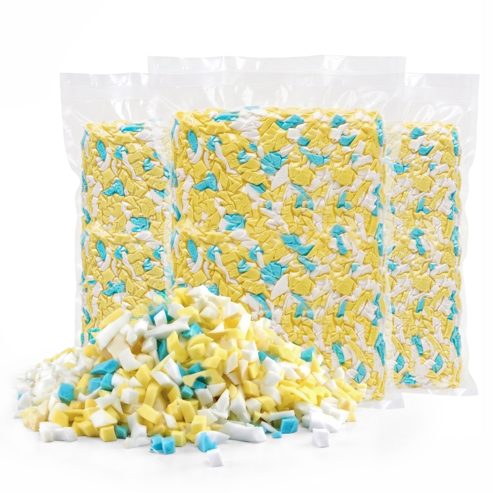 15lbs (6.6KG) Bean Bag Filler Shredded Memory Foam Filling High Density Soft Pillow Stuffing for Bean Bag Chair, Couch Cushion, Dog Bed, Stuffed Animals and Arts Crafts - Furniture > Sofas > Sofa Accessories - Rivercity House & Home Co. (ABN 18 642 972 209) - Affordable Modern Furniture Australia