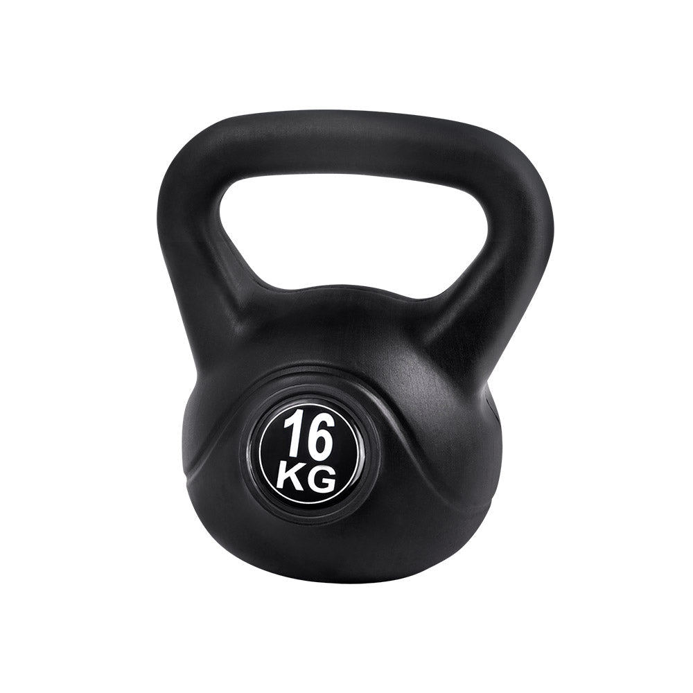 16kg Kettlebell for Weight Lifting and Gym Home Use - Black - Sports & Fitness > Exercise, Gym & Fitness > Free Weights - Rivercity House & Home Co. (ABN 18 642 972 209) - Affordable Modern Furniture Australia