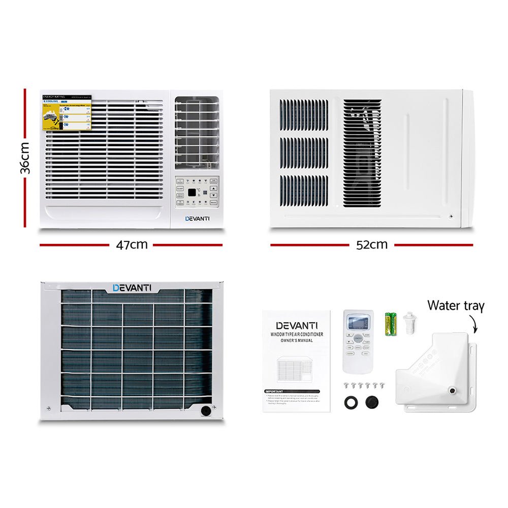 1.6kW Window Air Conditioner - Rivercity House & Home Co. (ABN 18 642 972 209) - Affordable Modern Furniture Australia
