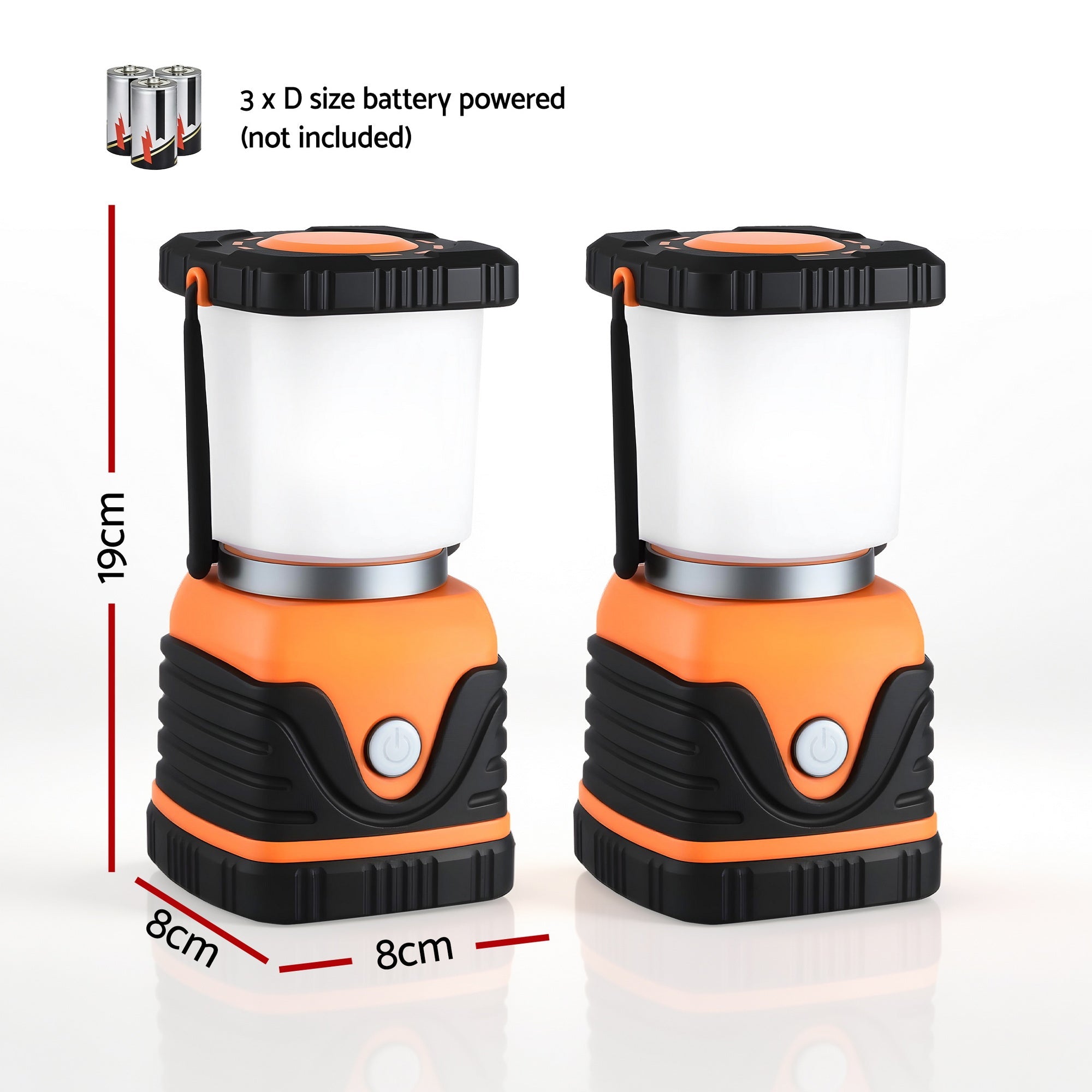 2 - Pack LED Camping Lanterns, 1000LM Super Bright Waterproof Portable Emergency Tent Lights - Outdoor Recreation > Camping > Camping Lights & Lanterns - Rivercity House & Home Co. (ABN 18 642 972 209) - Affordable Modern Furniture Australia