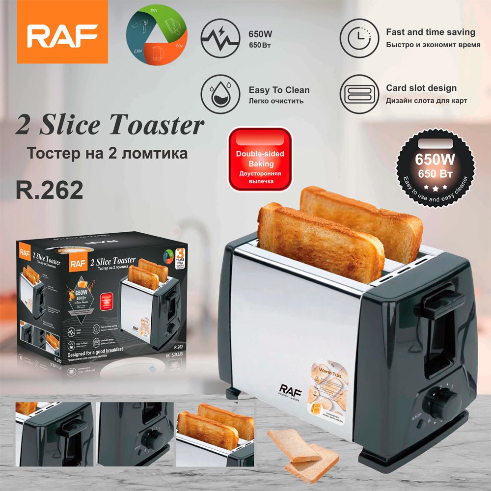 2 - Slice Toaster, Perfectly Toasted Bread, sandwich maker, best toasties - Appliances > Kitchen Appliances > Toasters & Grills - Rivercity House & Home Co. (ABN 18 642 972 209) - Affordable Modern Furniture Australia