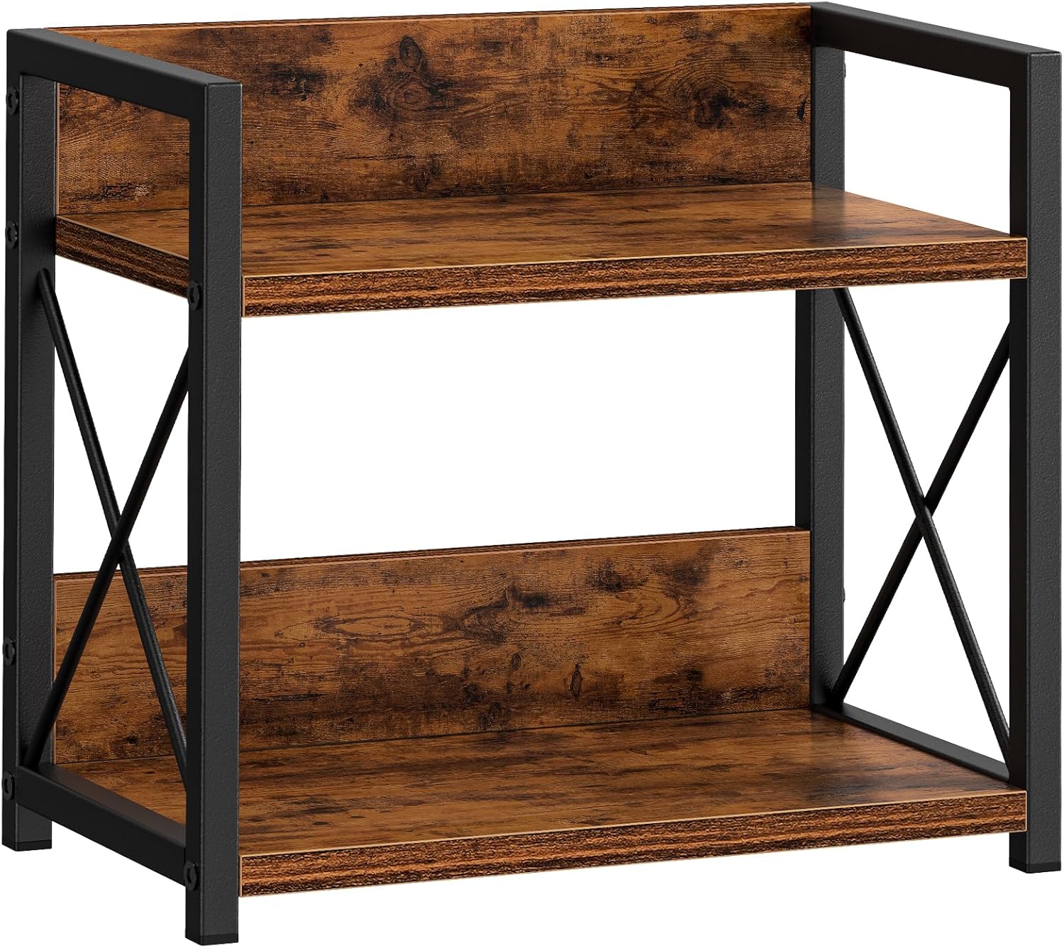 2 - Tier Countertop Shelf Organizer Rustic Wood Kitchen Spice Rack for Storage, Condiments & Cabinet Organization - Home & Garden > DIY > Kitchen & Bathroom DIY - Rivercity House & Home Co. (ABN 18 642 972 209) - Affordable Modern Furniture Australia
