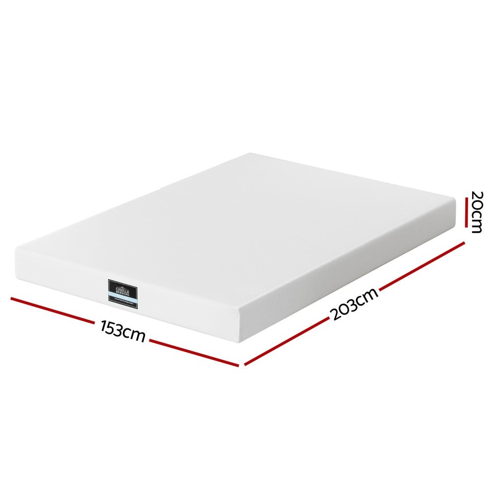 20cm Memory Foam Mattress Green Tea Queen - Furniture > Mattresses > Queen Mattress - Rivercity House & Home Co. (ABN 18 642 972 209) - Affordable Modern Furniture Australia