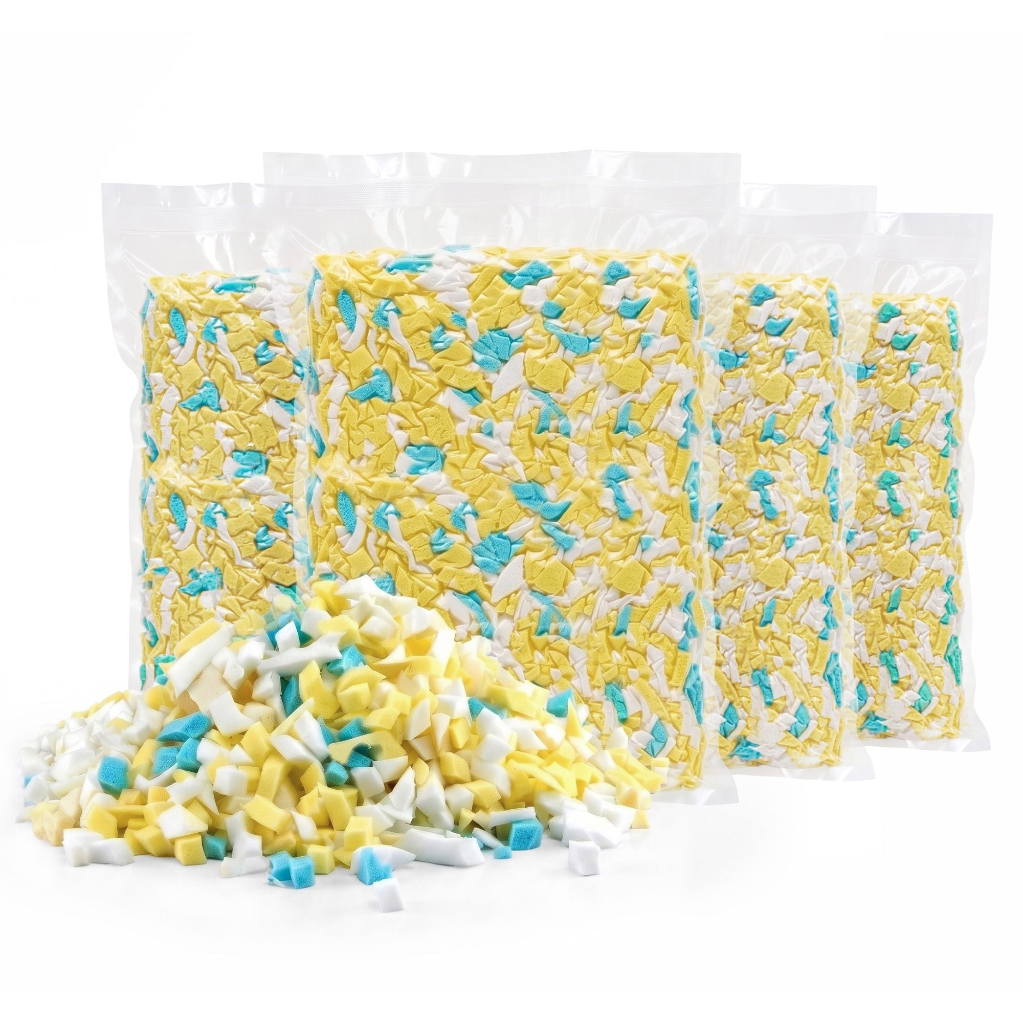 20lbs (8.8KG) Bean Bag Filler Shredded Memory Foam Filling High Density Soft Pillow Stuffing for Bean Bag Chair, Couch Cushion, Dog Bed, Stuffed Animals and Arts Crafts - Furniture > Sofas > Sofa Accessories - Rivercity House & Home Co. (ABN 18 642 972 209) - Affordable Modern Furniture Australia