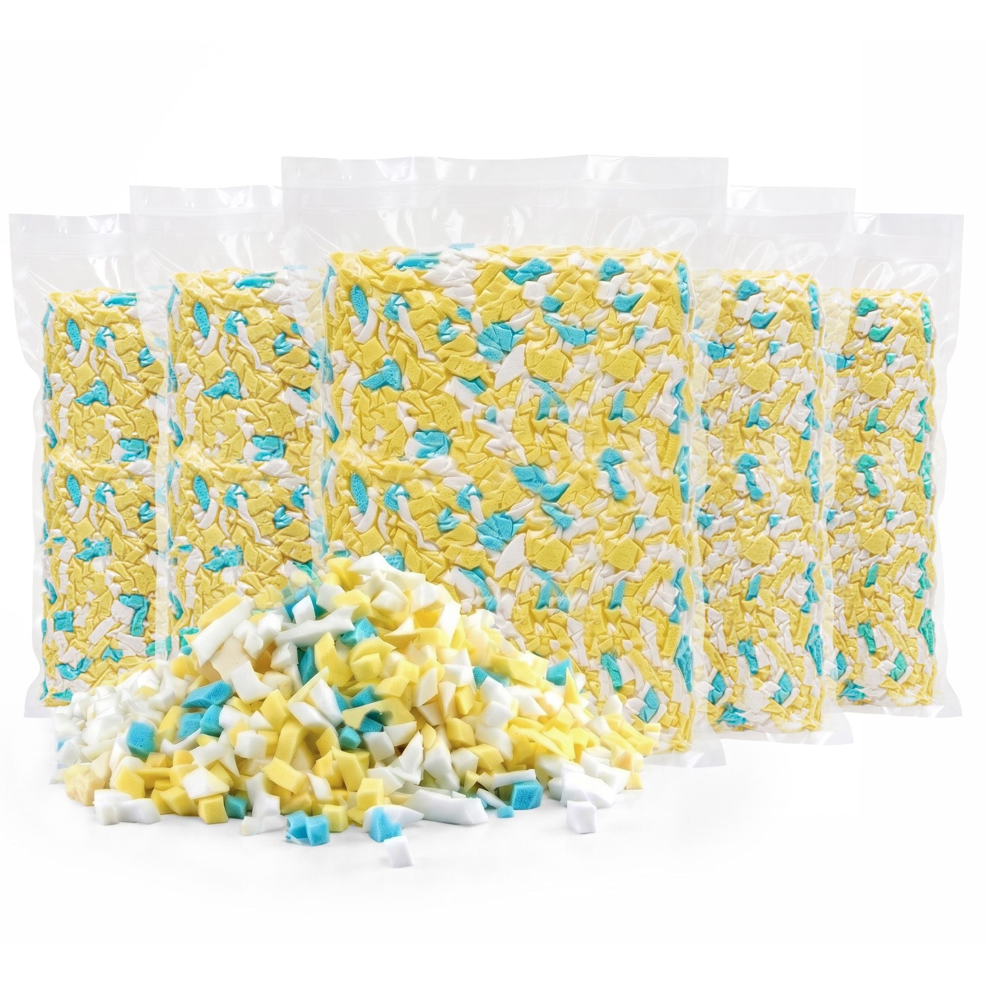 25lbs (11KG) Bean Bag Filler Shredded Memory Foam Filling High Density Soft Pillow Stuffing for Bean Bag Chair, Couch Cushion, Dog Bed, Stuffed Animals and Arts Crafts - Furniture > Sofas > Sofa Accessories - Rivercity House & Home Co. (ABN 18 642 972 209) - Affordable Modern Furniture Australia