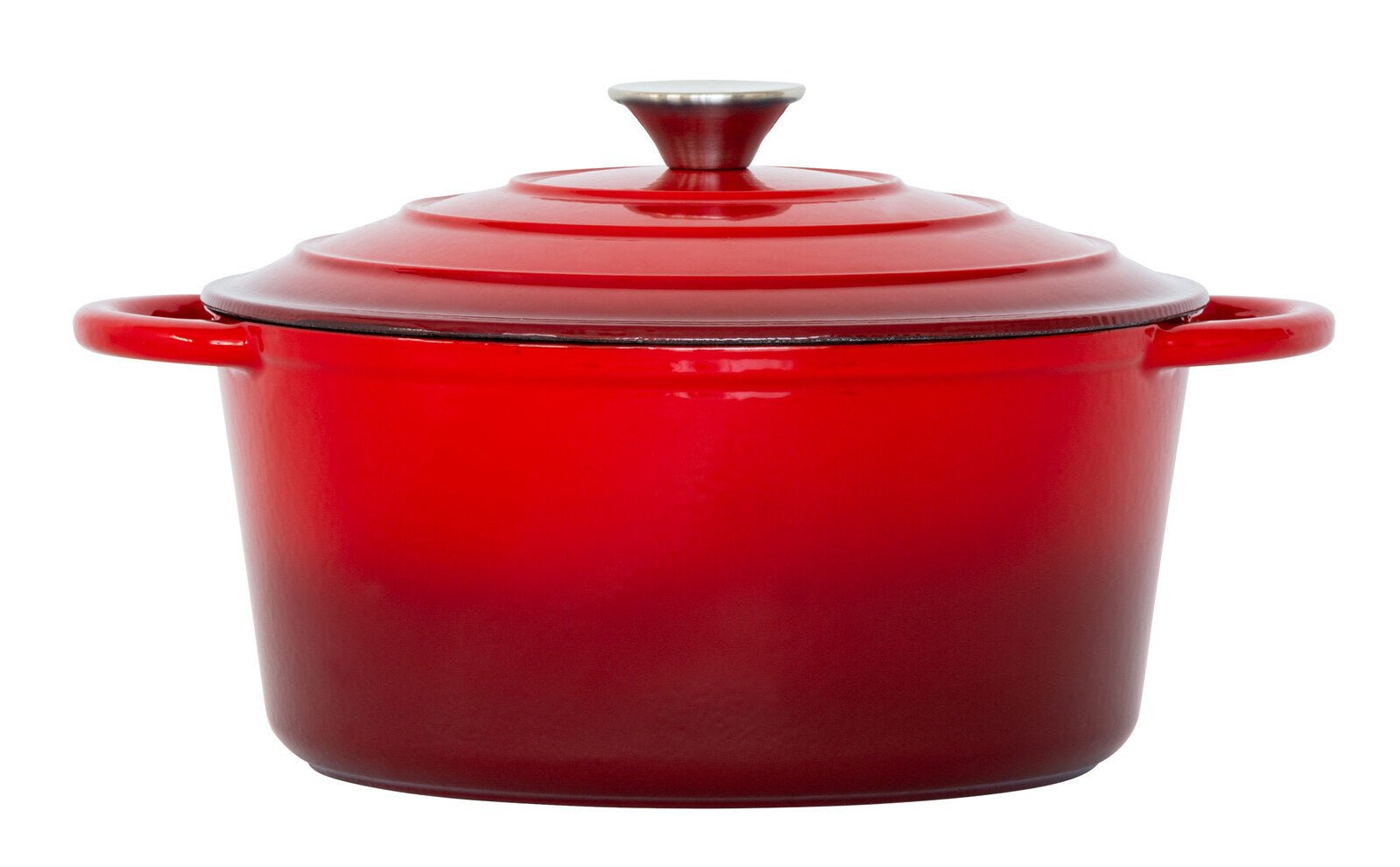 26cm Enamelled Cast Iron French Oven Casserole (4.7L) - Red - Home & Garden > Kitchenware > Skillets & Frying Pans - Rivercity House & Home Co. (ABN 18 642 972 209) - Affordable Modern Furniture Australia