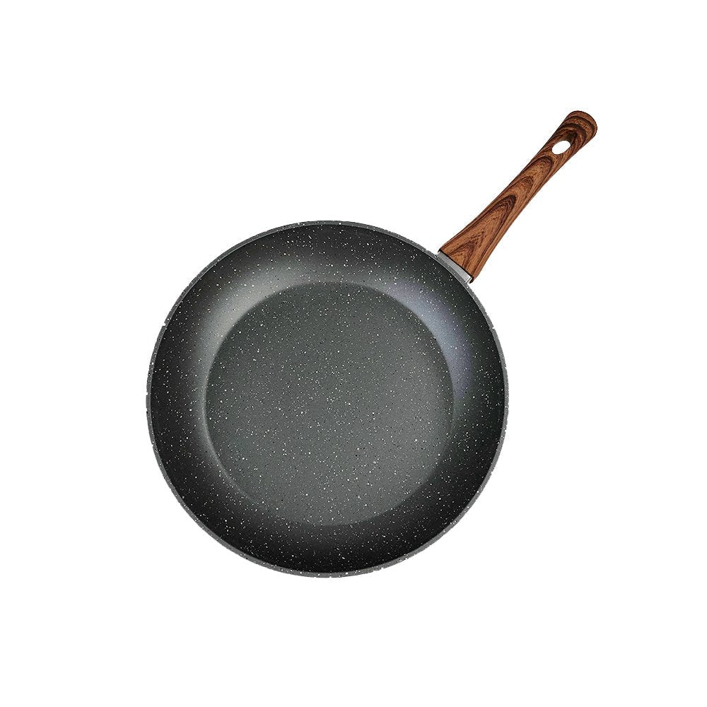 28cm PFOA Free Non - Stick Frypan with Wooden Look Handle - Home & Garden > Kitchenware > Skillets & Frying Pans - Rivercity House & Home Co. (ABN 18 642 972 209) - Affordable Modern Furniture Australia