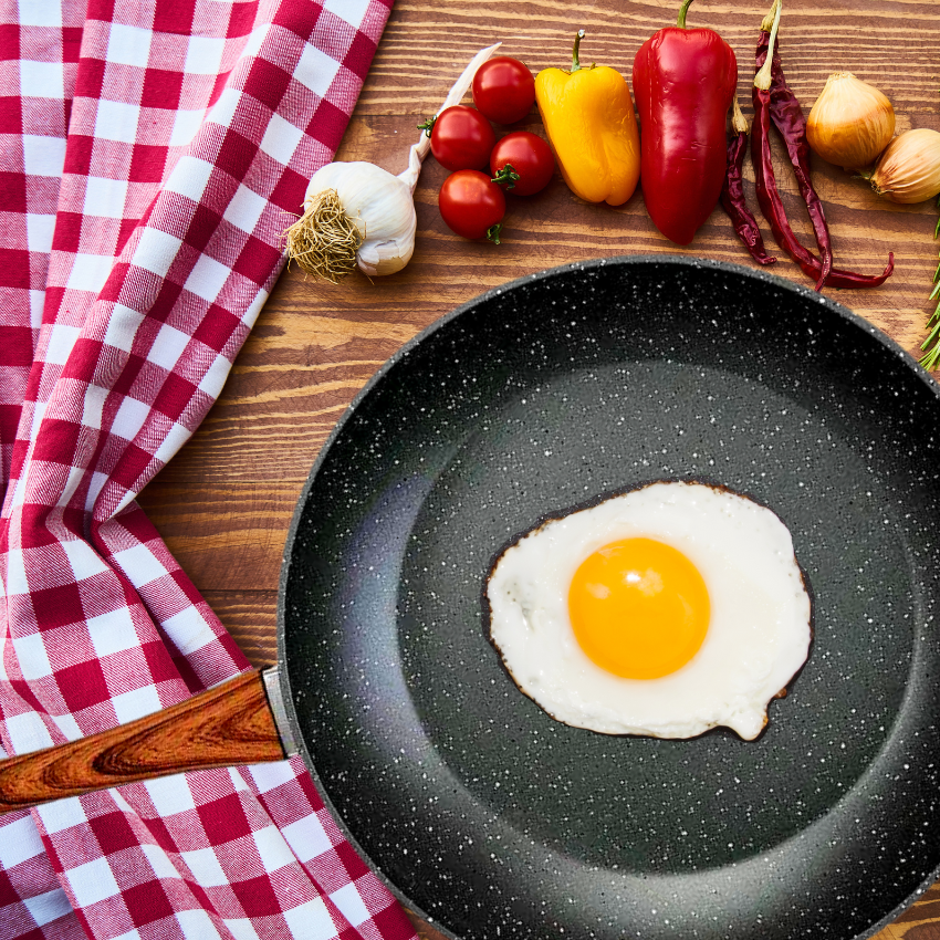 28cm PFOA Free Non - Stick Frypan with Wooden Look Handle - Home & Garden > Kitchenware > Skillets & Frying Pans - Rivercity House & Home Co. (ABN 18 642 972 209) - Affordable Modern Furniture Australia