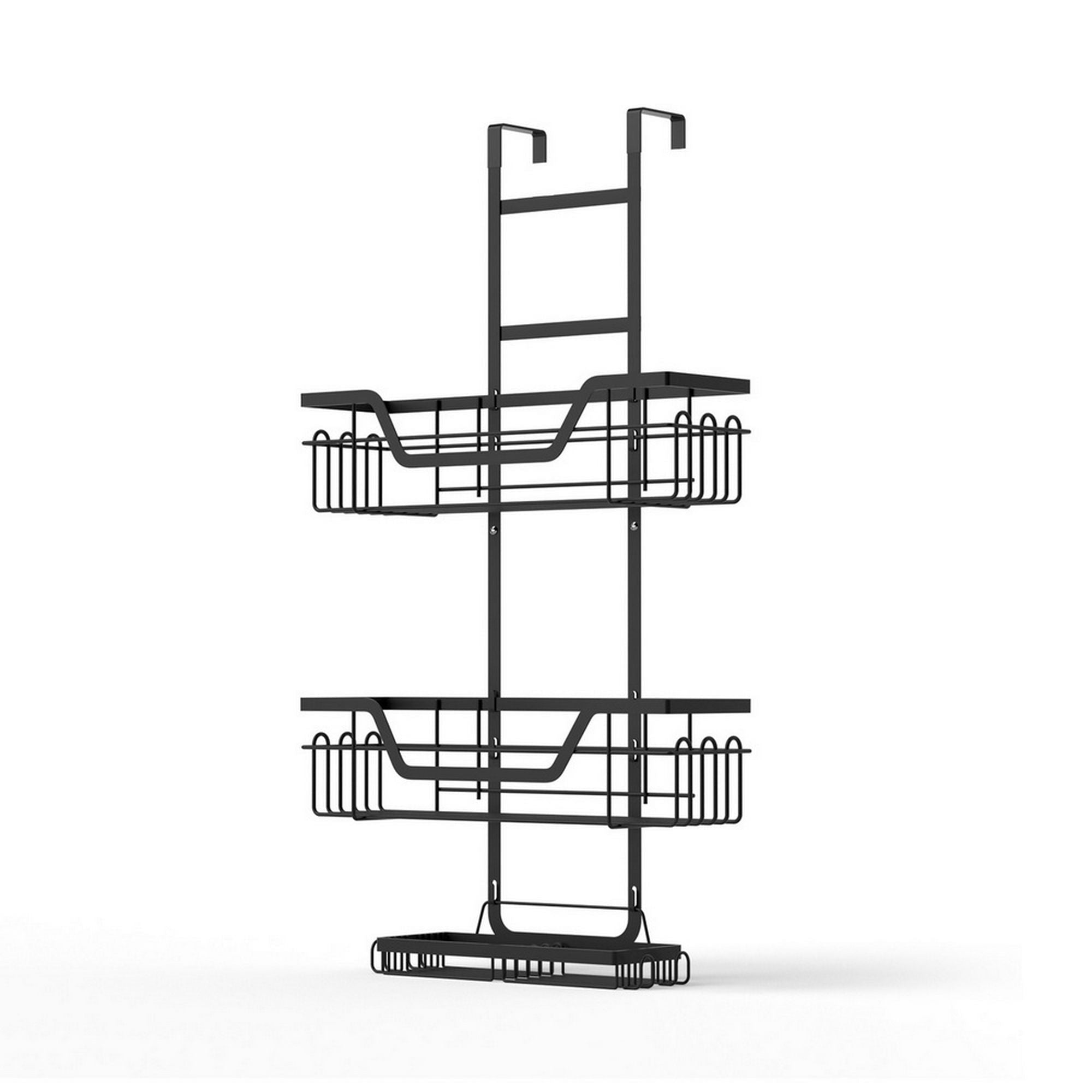 2X 3 Tier Over The Door Shower Caddy Hanging Bathroom Storage Organizer - Tools > Tools Storage > Wall Storage Racks - Rivercity House & Home Co. (ABN 18 642 972 209) - Affordable Modern Furniture Australia