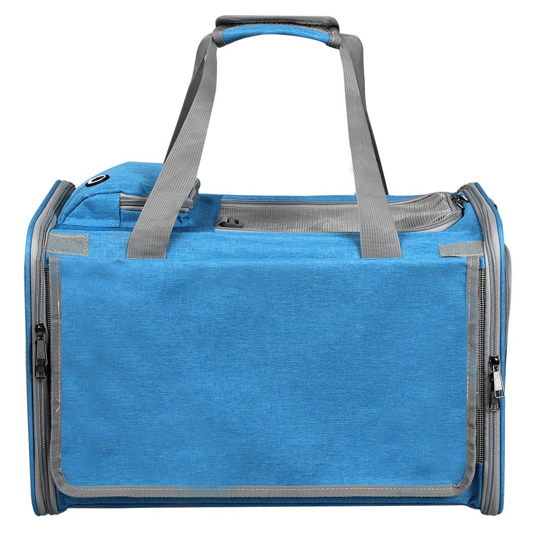 3 - in - 1 Soft Pet Carrier Crate Large Size - Blue - Rivercity House & Home Co. (ABN 18 642 972 209) - Affordable Modern Furniture Australia
