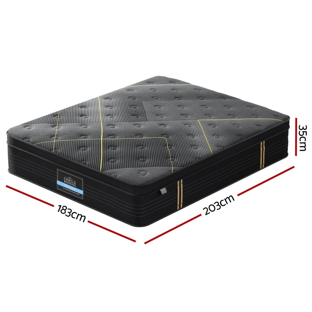 35cm King Bed Bamboo Pocket Firm Foam - Furniture > Mattresses > King Size Mattress - Rivercity House & Home Co. (ABN 18 642 972 209) - Affordable Modern Furniture Australia