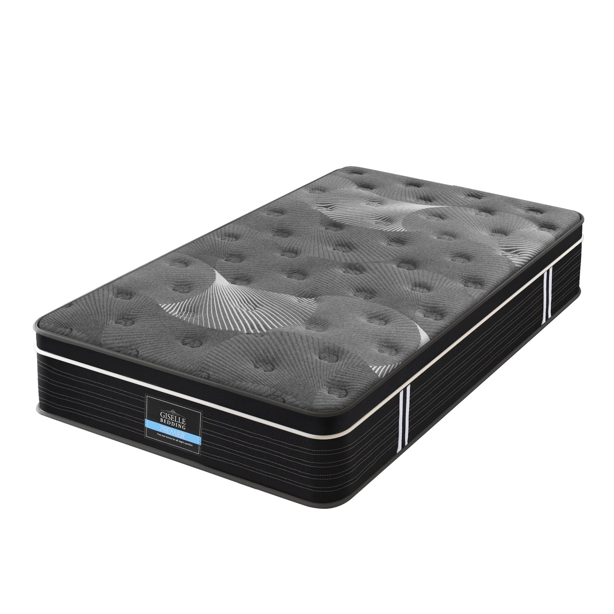 35cm Mattress Graphene Memory Foam Medium Firm Euro Top Mattresses Single - Furniture > Mattresses > Single Mattress - Rivercity House & Home Co. (ABN 18 642 972 209) - Affordable Modern Furniture Australia