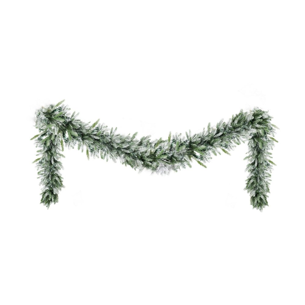 3M Christmas Garland Pre - lit LED Lights Snow Frosted Tips Decor - Occasions > Christmas > Christmas Wreaths & Garlands - Rivercity House & Home Co. (ABN 18 642 972 209) - Affordable Modern Furniture Australia