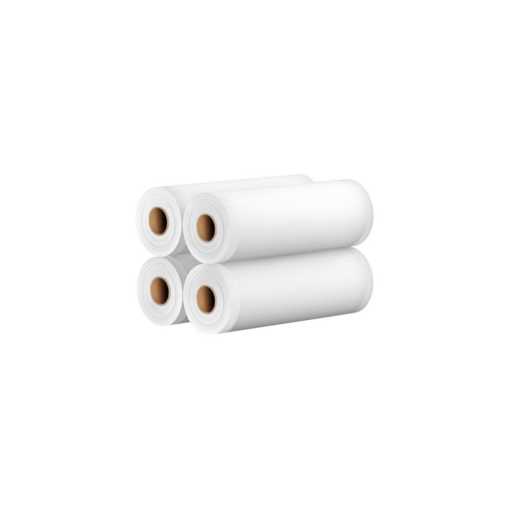 4 Rolls Food Vacuum Sealer Bags Storage Saver Heat Sealing Bag Pack 20CMX6M - Appliances > Kitchen Appliances - Rivercity House & Home Co. (ABN 18 642 972 209) - Affordable Modern Furniture Australia