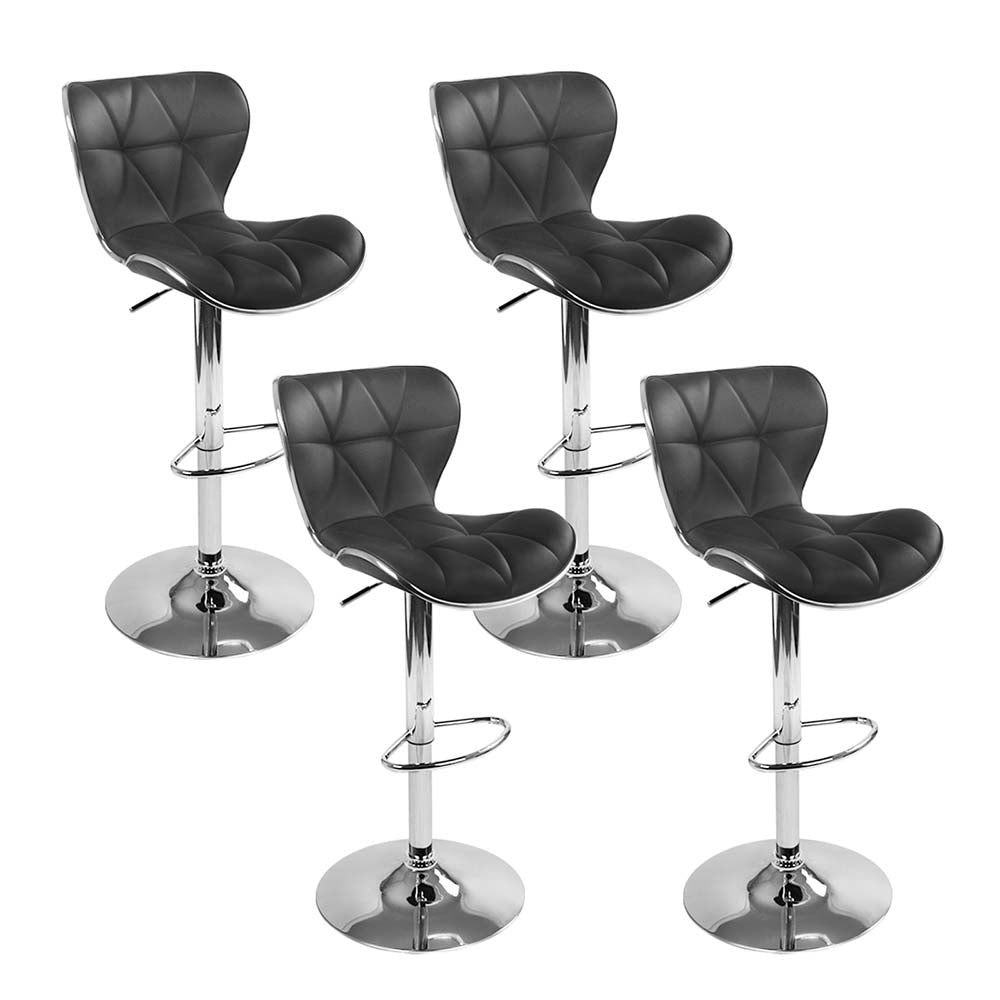 4 x Ruby Bar Stools Black - Rivercity House & Home Co. (ABN 18 642 972 209) - Affordable Modern Furniture Australia