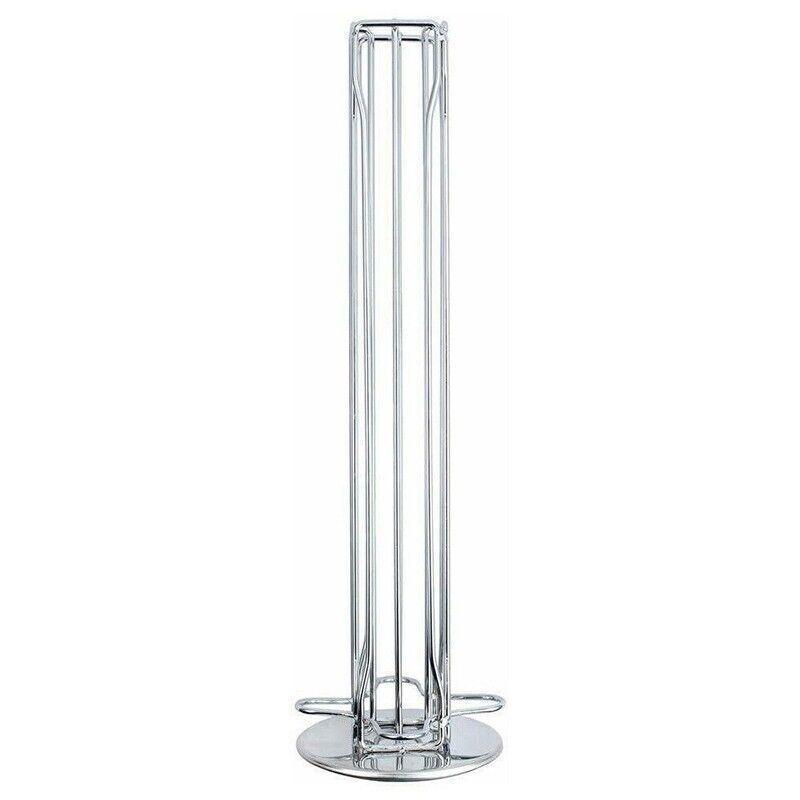 40 Capsules Rotating Coffee Pod Holder Rack for Nespresso Chrome Countertop Stand - Appliances > Kitchen Appliances > Coffee Machines & Accessories - Rivercity House & Home Co. (ABN 18 642 972 209) - Affordable Modern Furniture Australia