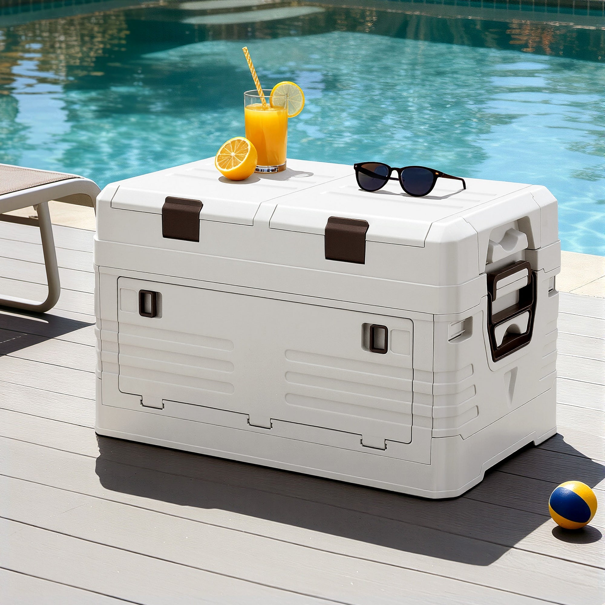 40L Outdoor Storage Box Foldable Camping Collapsible Bins Organizer - Furniture > Outdoor > Outdoor Storage Boxes - Rivercity House & Home Co. (ABN 18 642 972 209) - Affordable Modern Furniture Australia