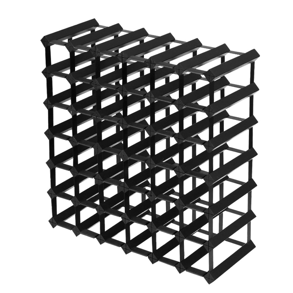 42 Bottle Timber Wine Rack Wooden Storage Wall Racks Holders Cellar Black - Rivercity House & Home Co. (ABN 18 642 972 209) - Affordable Modern Furniture Australia