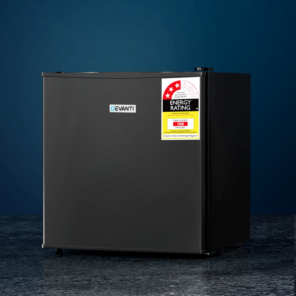 48L Bar Fridge Black - Appliances > Fridges & Freezers > Fridges - Rivercity House & Home Co. (ABN 18 642 972 209) - Affordable Modern Furniture Australia