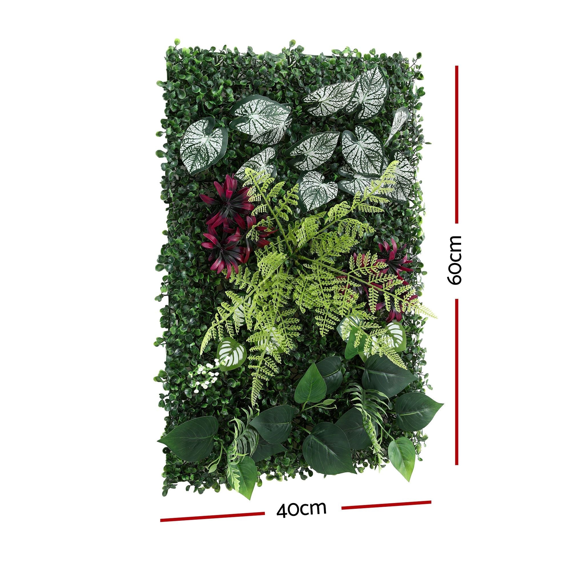 4PCS Artificial Plant Wall Panels 40X60CM Boxwood Panel Flower Backdrop Backyard Green Decor - Home & Garden > Artificial Plants > Artificial Wall Plants - Rivercity House & Home Co. (ABN 18 642 972 209) - Affordable Modern Furniture Australia