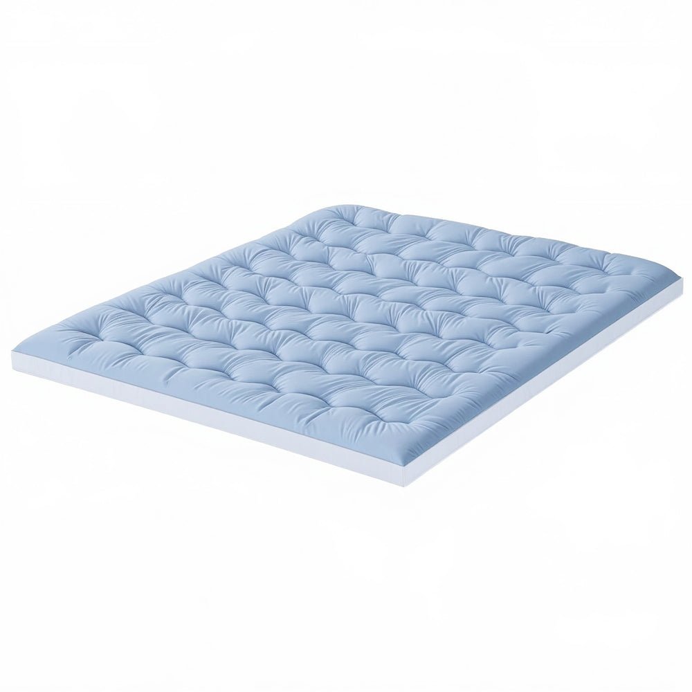 5cm Mattress Topper Pillowtop toppers Double - Sided King - Furniture > Mattresses > Mattress Toppers - Rivercity House & Home Co. (ABN 18 642 972 209) - Affordable Modern Furniture Australia