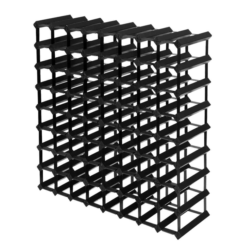 72 Bottle Timber Wine Rack Wooden Storage Wall Racks Holders Cellar Black - Home & Garden - Rivercity House & Home Co. (ABN 18 642 972 209) - Affordable Modern Furniture Australia