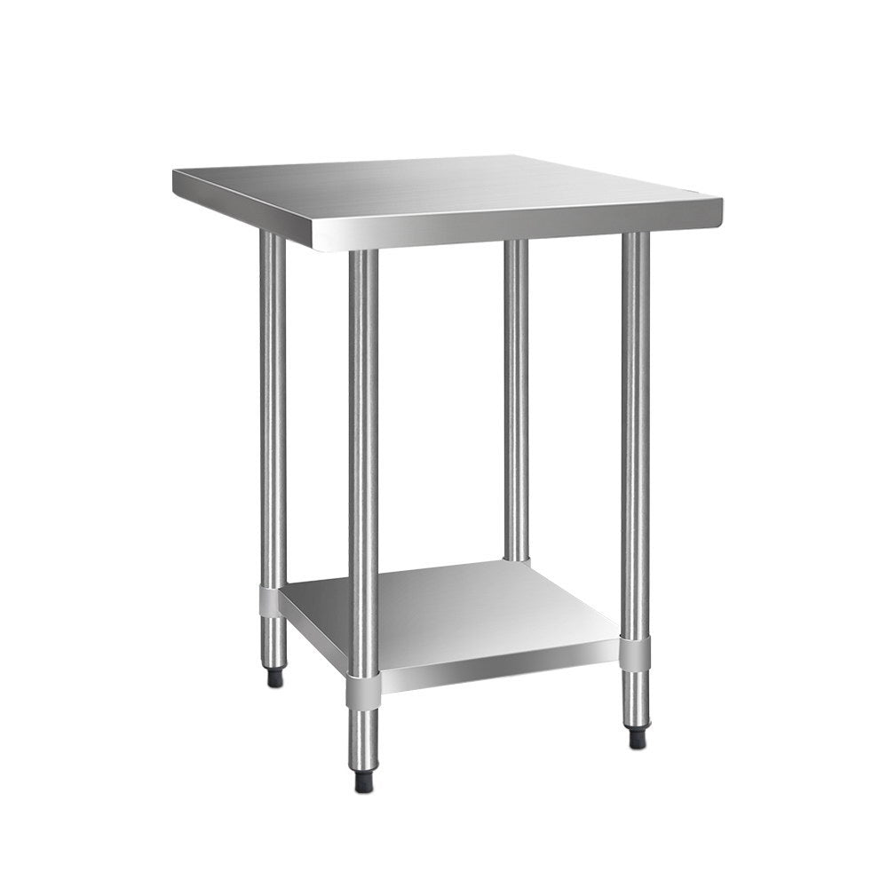 760x760mm Stainless Steel Kitchen Bench 430 - Furniture > Dining > Kitchen Sinks - Rivercity House & Home Co. (ABN 18 642 972 209) - Affordable Modern Furniture Australia