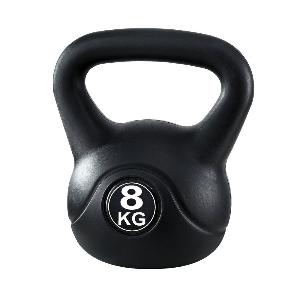 8kg Kettlebell for Weight Lifting and Gym Workouts - Black - Sports & Fitness > Exercise, Gym & Fitness > Free Weights - Rivercity House & Home Co. (ABN 18 642 972 209) - Affordable Modern Furniture Australia