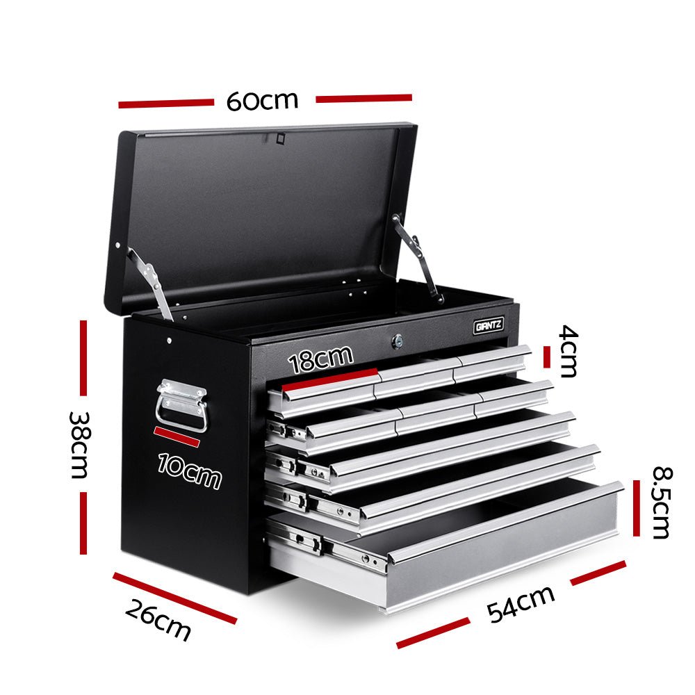 9 Drawer Tool Box Cabinet Chest Toolbox Storage Garage Organiser Grey - Tools > Tools Storage > Tool Cabinets - Rivercity House & Home Co. (ABN 18 642 972 209) - Affordable Modern Furniture Australia