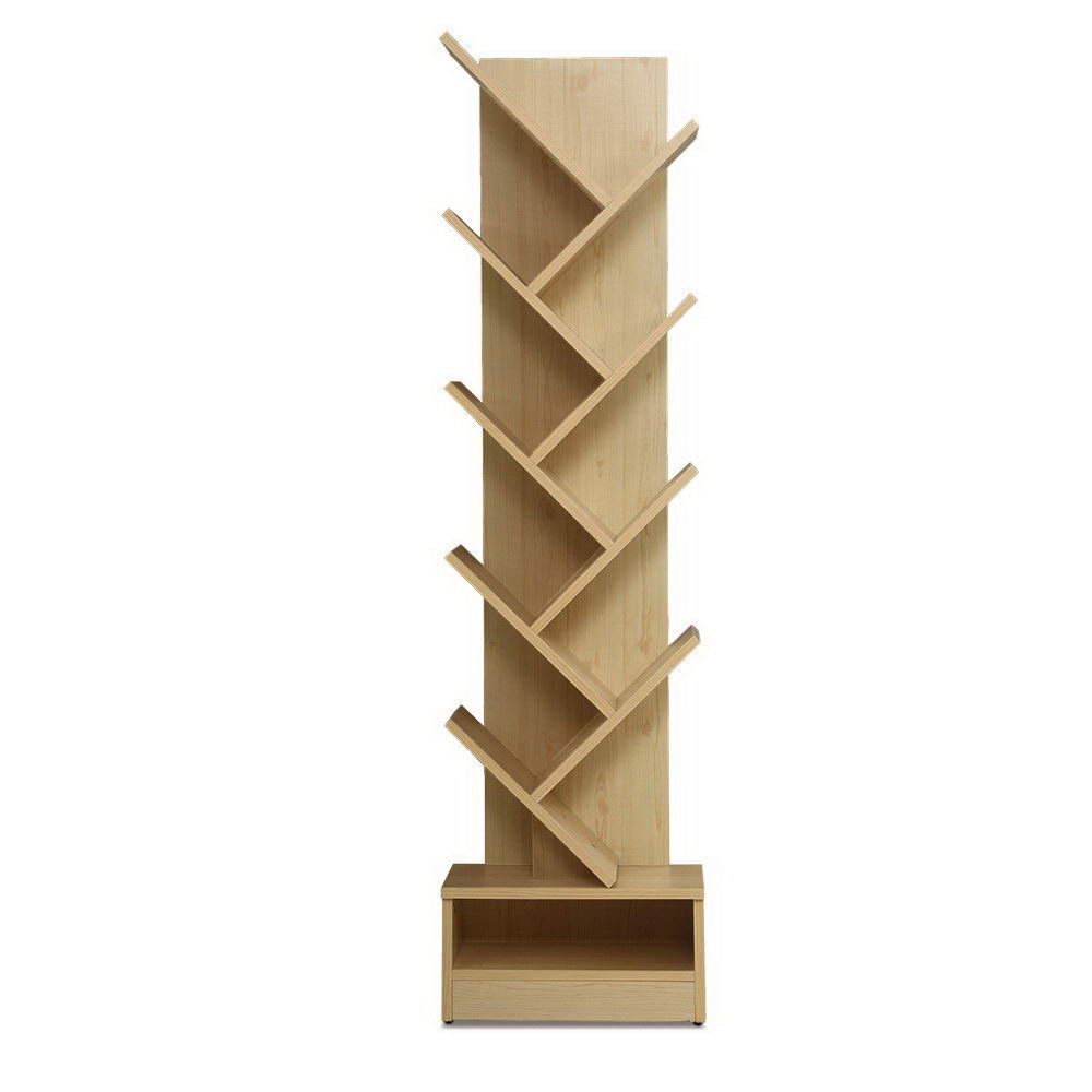 9 Tier Natural Tree Bookcase - Furniture - Rivercity House & Home Co. (ABN 18 642 972 209) - Affordable Modern Furniture Australia