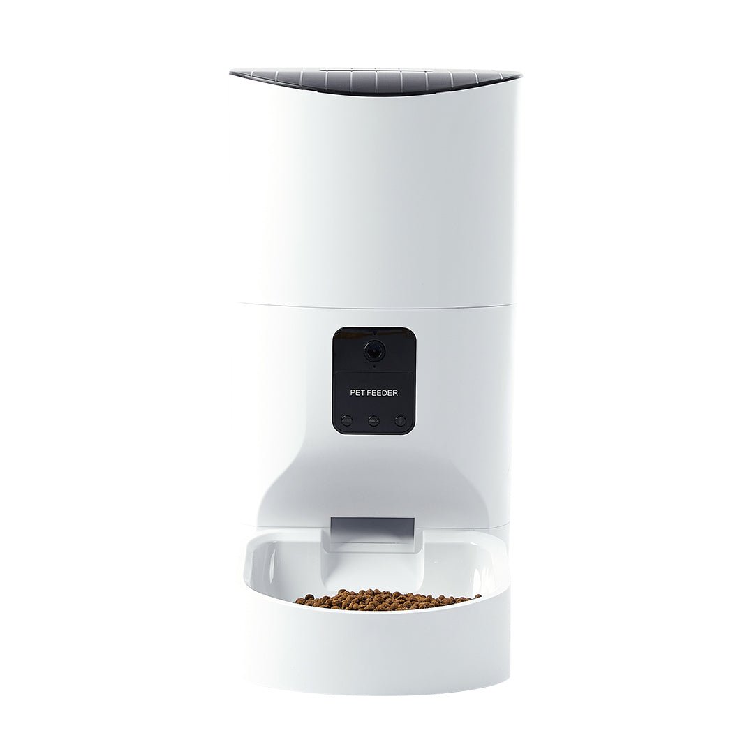 9L Automatic Pet Feeder with 1080P HD Camera and WiFi - White - Rivercity House & Home Co. (ABN 18 642 972 209) - Affordable Modern Furniture Australia