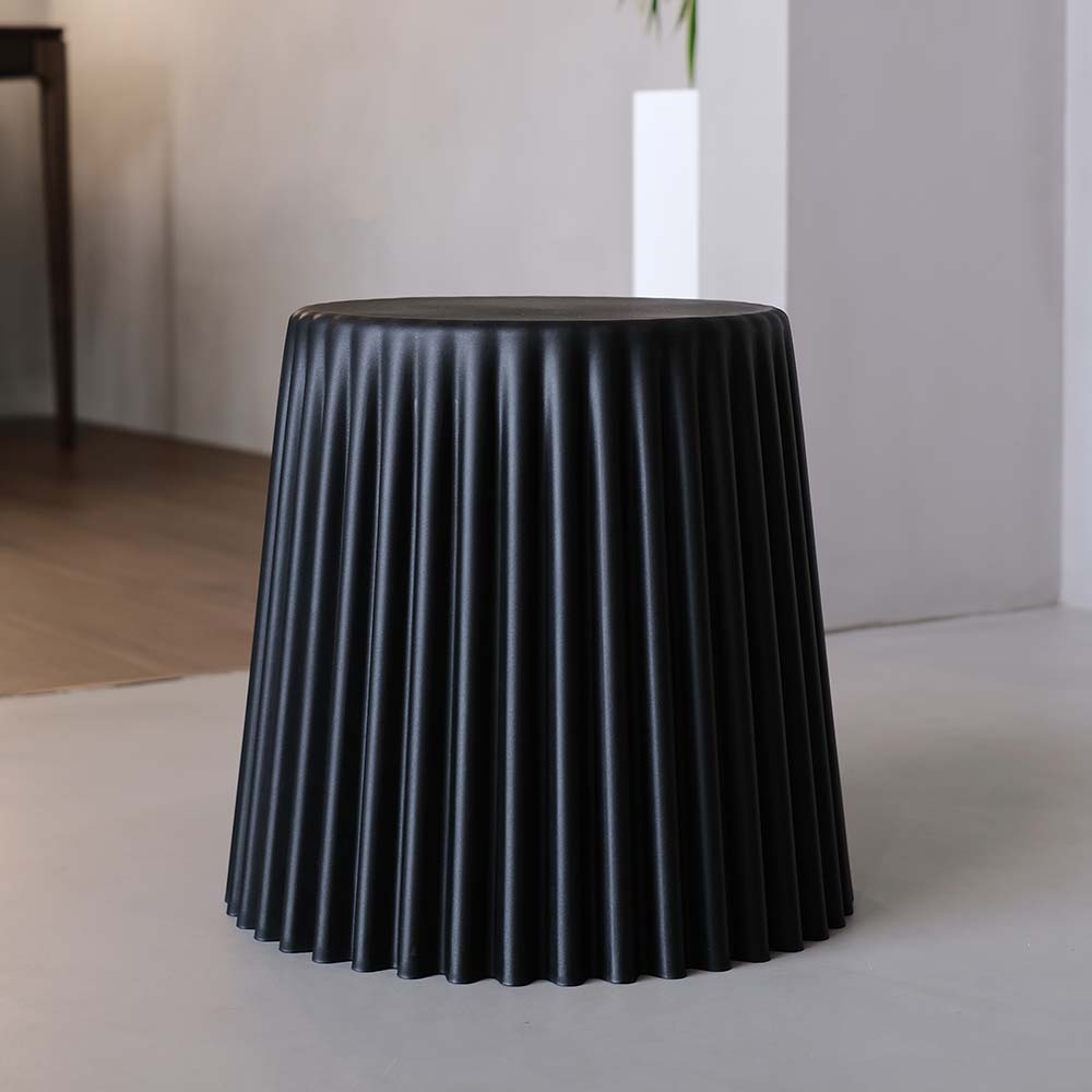 Set of 2 Cupcake Stools Black