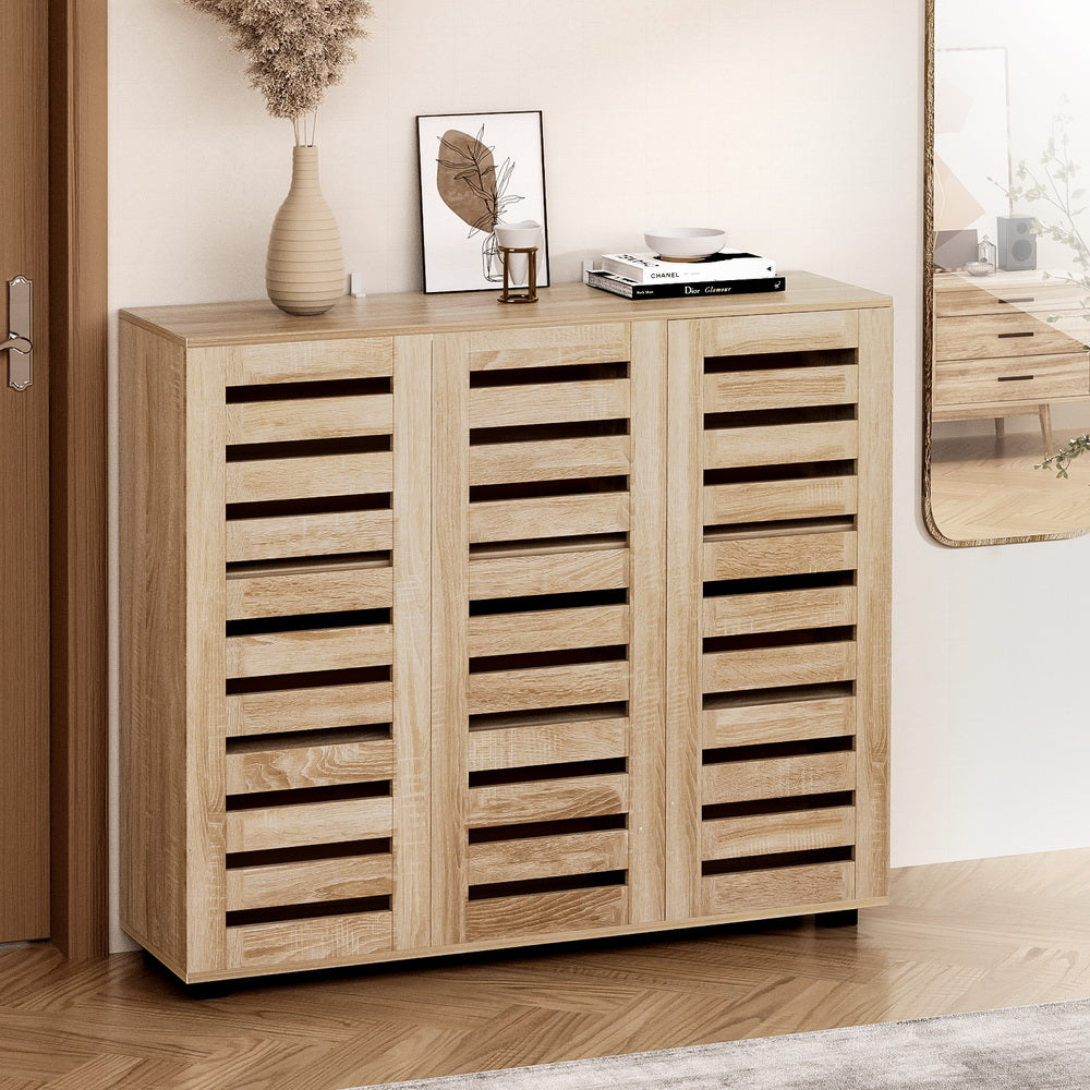 Alster Extra Large 5 Tier Shoe Cabinet Pine