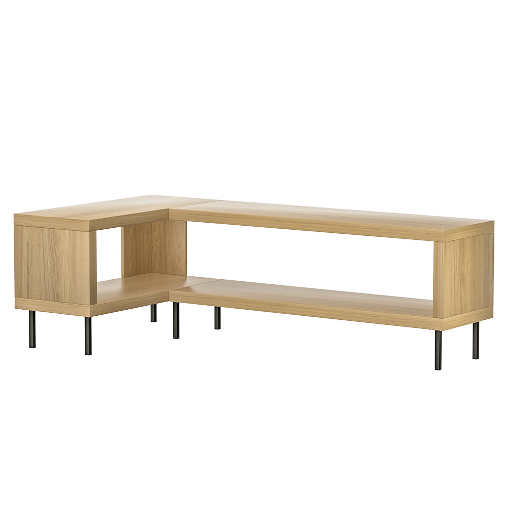 Corner Entertainment Unit Pine