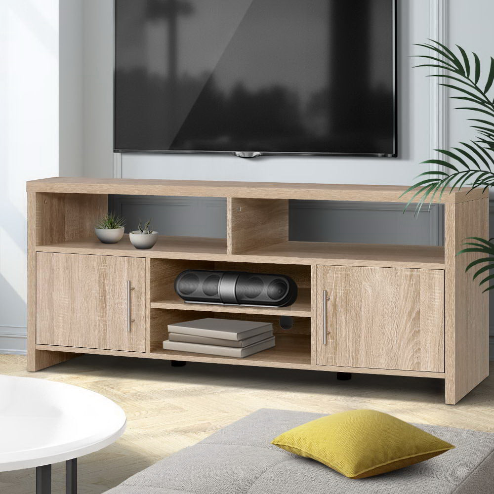 TV Cabinet Entertainment Unit 140cm Oak