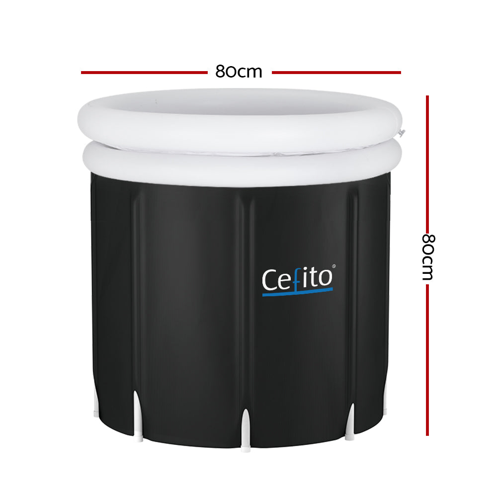 Portable Inflatable Ice Bath Tub 80X80CM