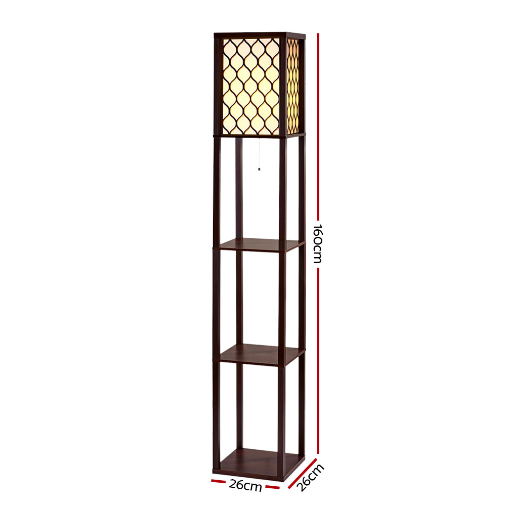 Toby 3 Shelf Vintage Floor Lamp