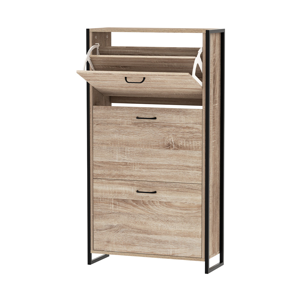 Wooden Shoe Cabinet Storage Rack