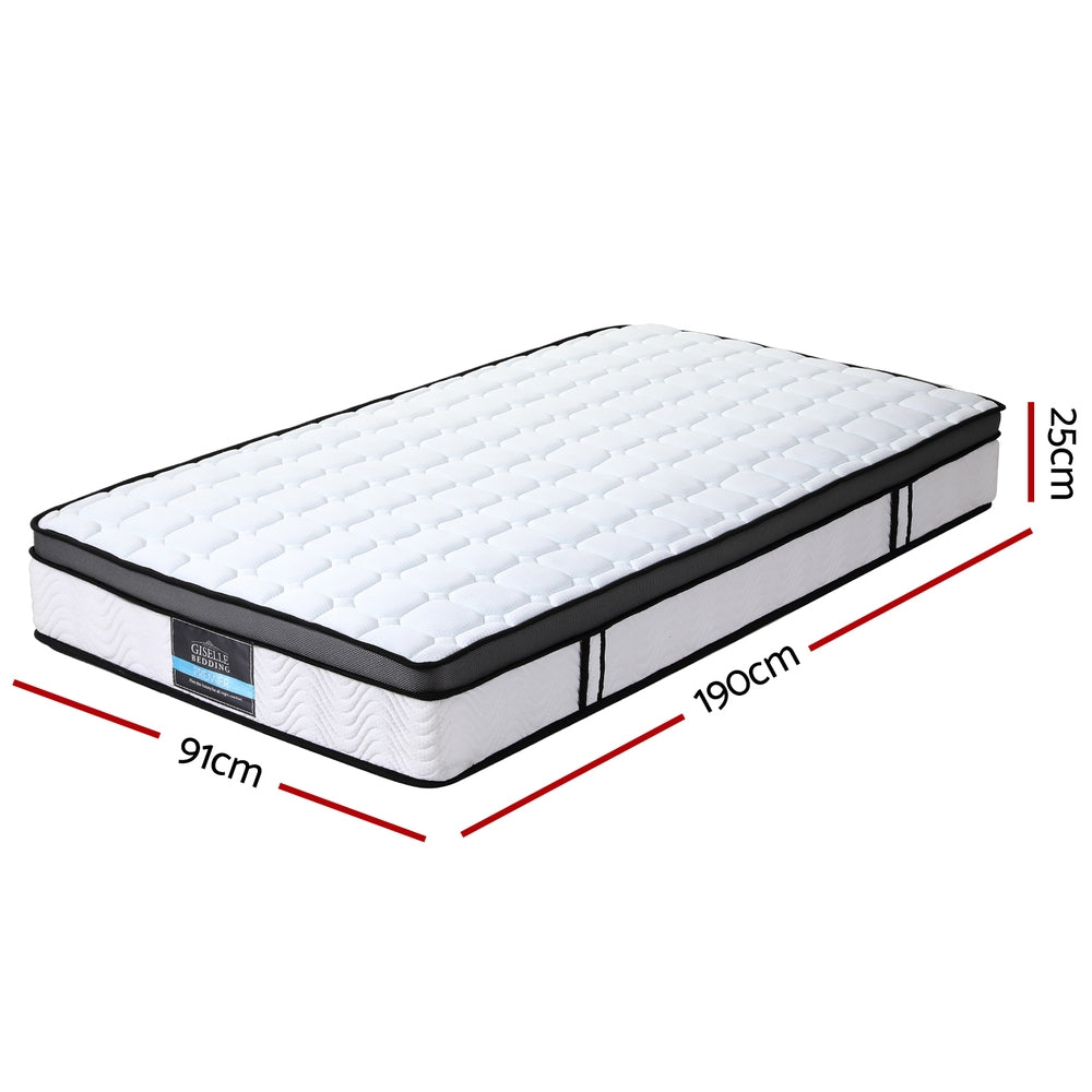 Mattress Cool Gel Foam 25cm Single