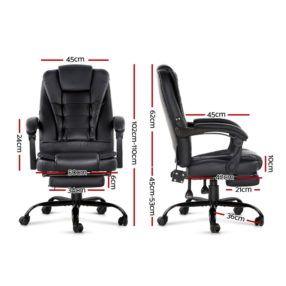 Bradley Massage Office Chair (Black)