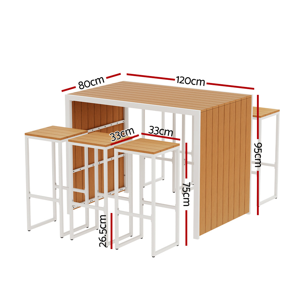 Kiama 7-piece Outdoor Bar Set