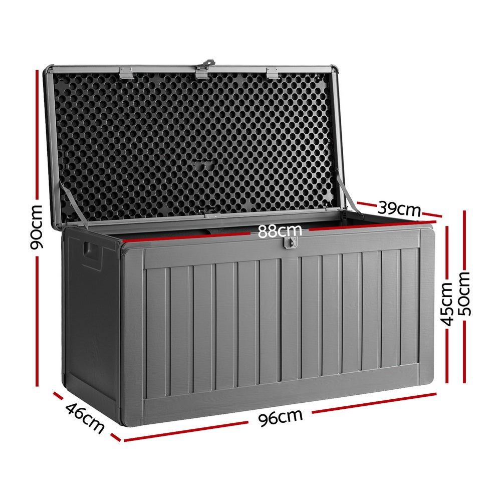 Outdoor Storage Box Bench Seat 190L