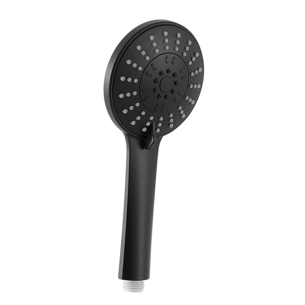 Handheld Shower Head 4.5Inch High Pressure 5 Modes Poweful Round Black