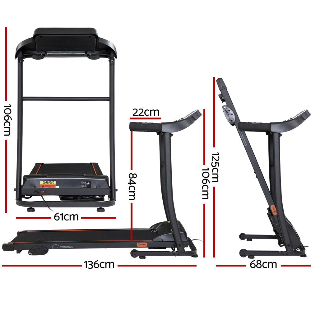 Electric Treadmill Incline Home Gym Exercise Machine 400mm